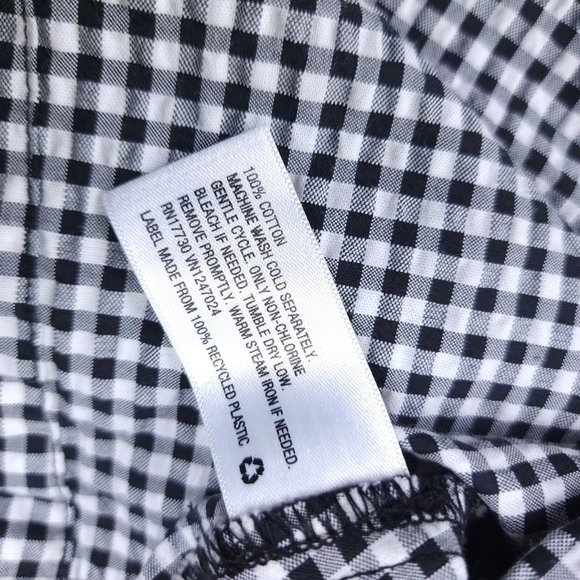 New Lisa Marie Fernandez Black White Seersucker Belted Button Down Maxi Dress XS - Picture 9 of 15